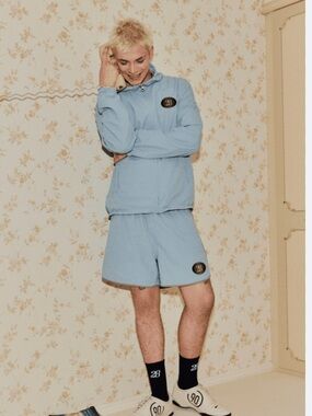 28 Louis Tomlinson Reversible  Jacket with gorgeous embroidered rose NWT